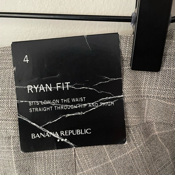 Banana Republic Ryan Fit Wool Blend Dress Pants Size 4 New with Tags - Picture 9 of 9